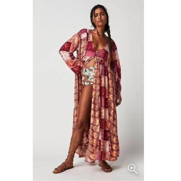 Free People Dresses & Skirts - 876.Free People Ibiza Getaway Maxi Top